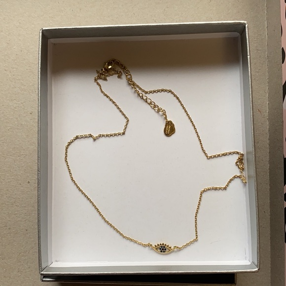 Estella Barlett Happy Thoughts Eye Pendnt Necklace - Picture 3 of 3